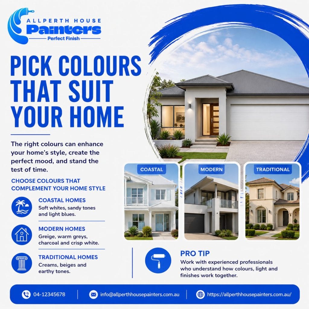 6 Tips to Help You Choose the Right Paint Colours for Your Perth Home