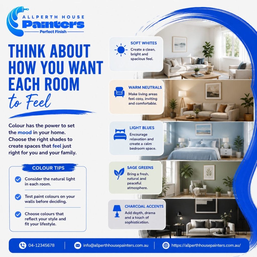 6 Tips to Help You Choose the Right Paint Colours for Your Perth Home